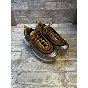 Nike Women's Air Max 97 SE Gold Sneakers Size 7:5 Athletic Casual
